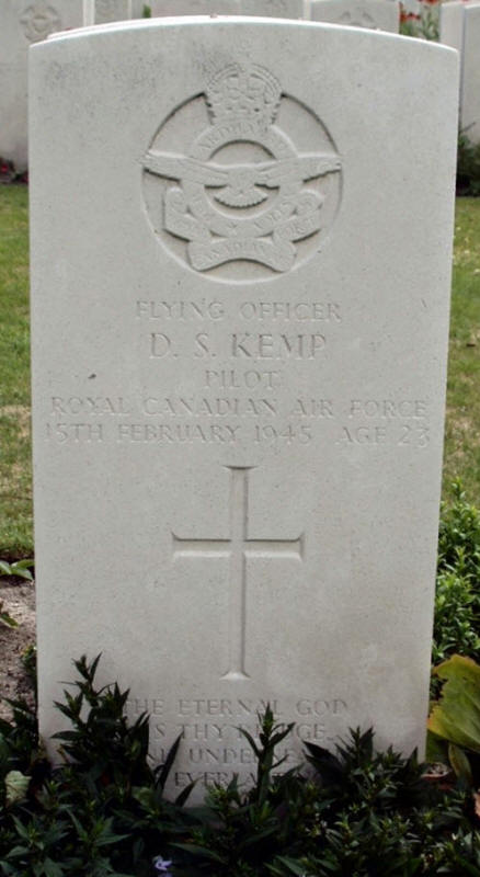 F/O Dennis Stuart Kemp<br/><br /><br />died February 15th, 1945